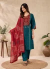 K 1187 by Naisha Dhabu Cotton Mirror Hand Work Kurti With Bottom Dupatta